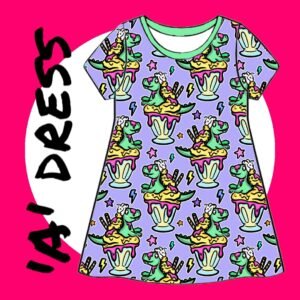 Dinosaur A-Line DRESS