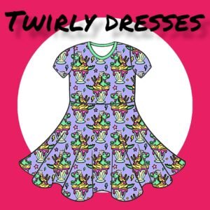 Dinosaur TWIRLY DRESS