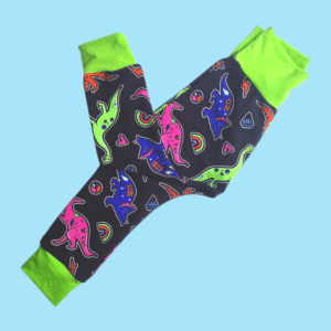 12-18 Bright Dinosaur Toddler Harems Leggings Trousers
