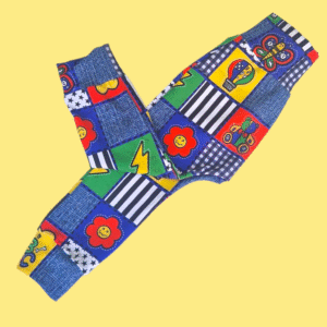 12-18 ABC Patchwork Baby Toddler Harems Leggings Trousers