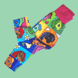 3-6 Patchwork Pony Baby Toddler Harems Leggings Trousers