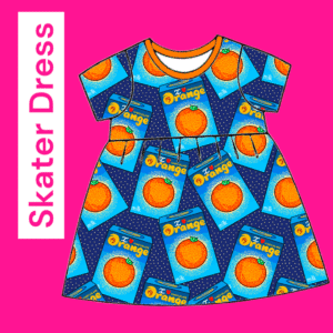 Christmas Choc Orange SKATER DRESS