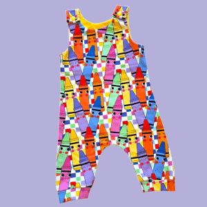 Colourful Crayons Unisex Baby Romper