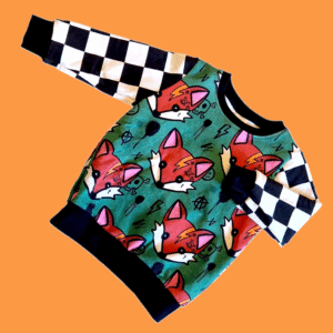 Punky Fox Check Jumper