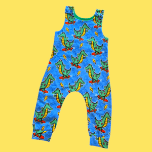 Funky Skater Crocodile Baby Romper