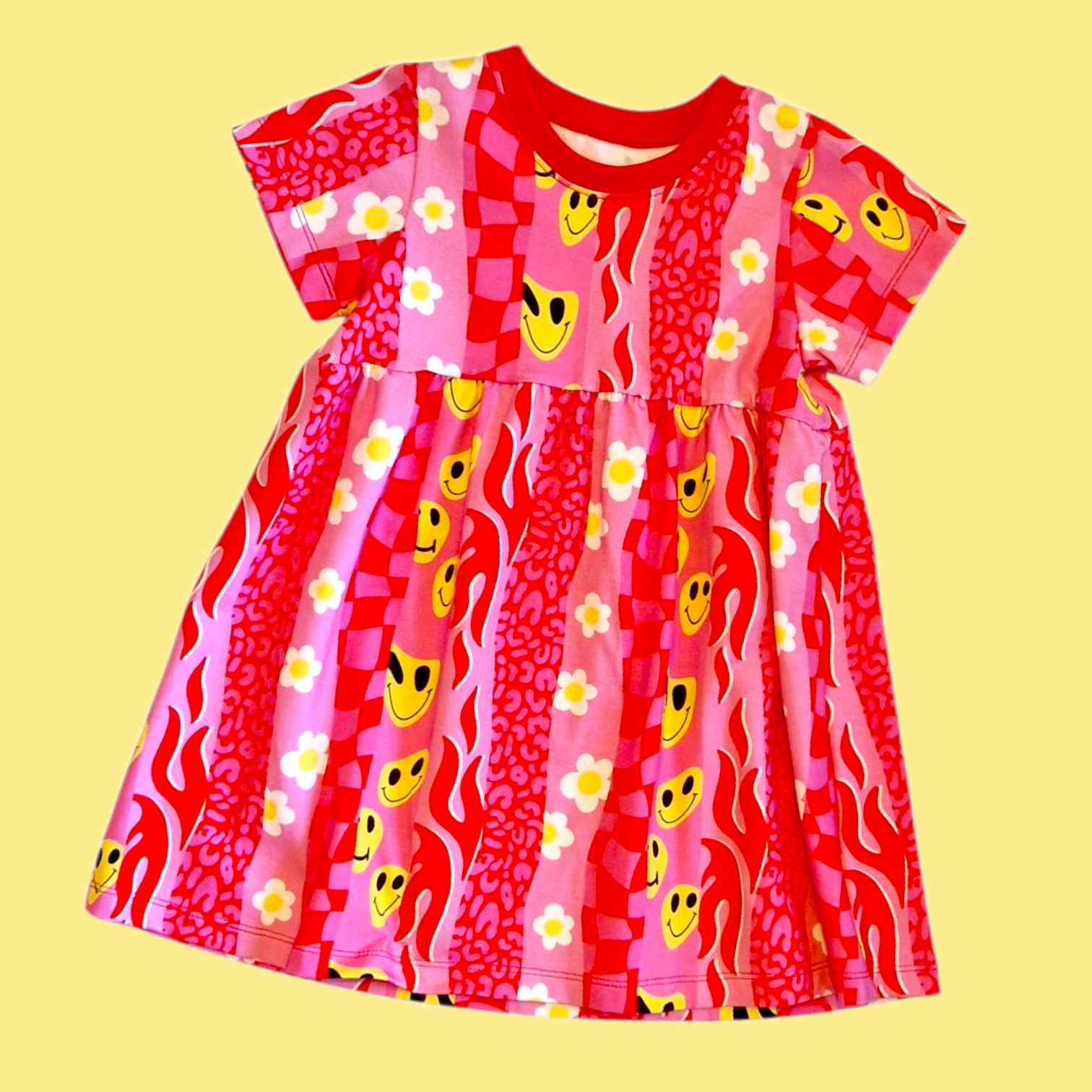 funky skater punk pink dress
