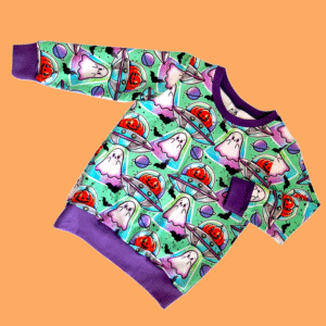 Halloween Spooky Pumpkin UFOs Jumper