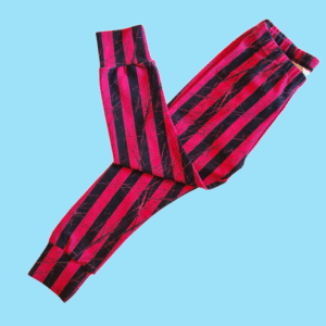 Hot Pink Striped Leggings Trousers