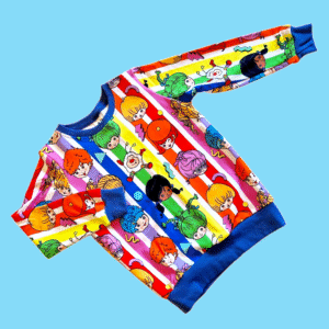 Retro Character Rainbow Kids Jumper