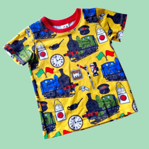 UK Trains Yellow T-shirt