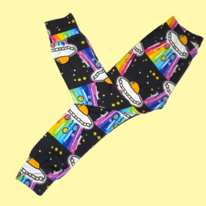 Easter Space Egg Leggings Trousers