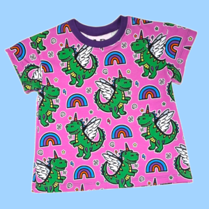 Dino Unicorn Oversized T-Shirt