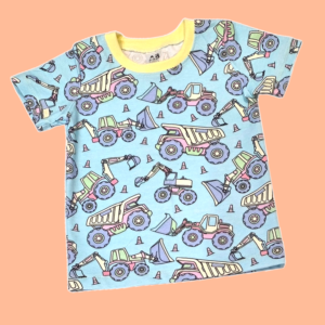 Pastel Diggers Construction T-Shirt