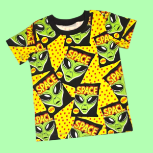 Alien Space UFO Food T-Shirt