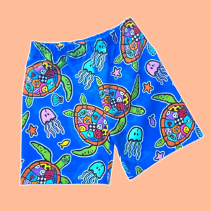Turtle Ocean Kids Shorts