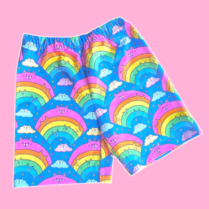 Rainbow Cats Kids Shorts
