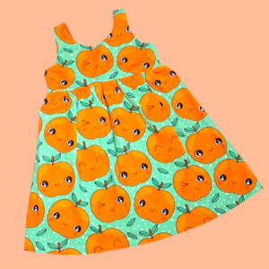 Cute Fruit Peaches Summer Dress
