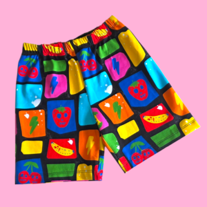 Alternative Skull Fruit Summer Shorts