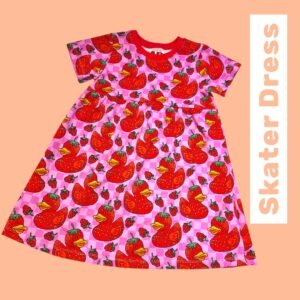 Strawberry Kids Skater Dress