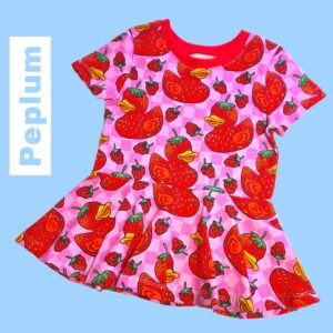 Strawberry Peplum T-Shirt