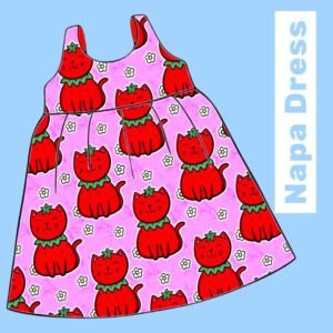 Strawberry Kids Sleeveless Napa Dress