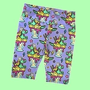 Dinosaur Ice Cream Cycle Shorts