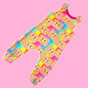 Custard Cream Baby Romper