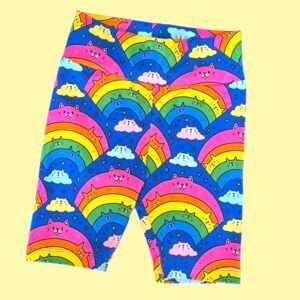 Rainbow Cat Cycle Shorts