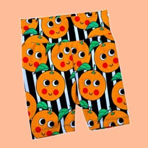 Bold Orange Cycle Shorts