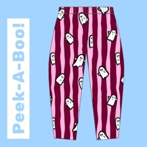 Peek-A-Boo Barrel Leg Trousers
