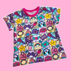 4-5 K-Pop Oversized Tee