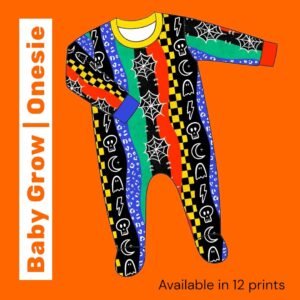 Bright Spooky Baby Grow Onesie