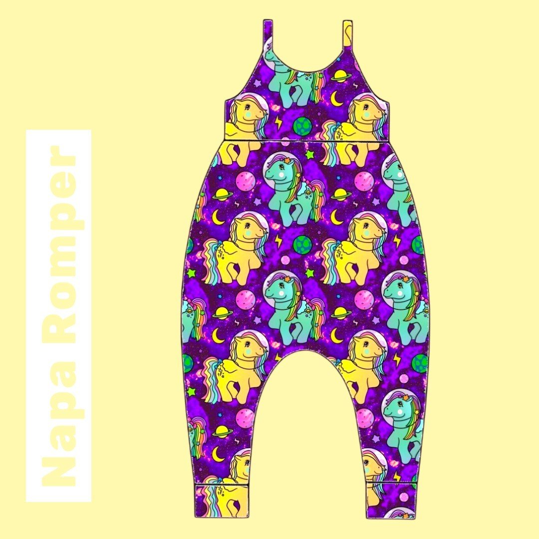 baby girl toddler pony romper