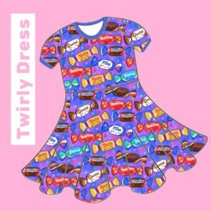 Chocolate Box Xmas Twirly Dress