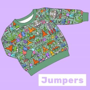 Colourful Kids Space Jumper